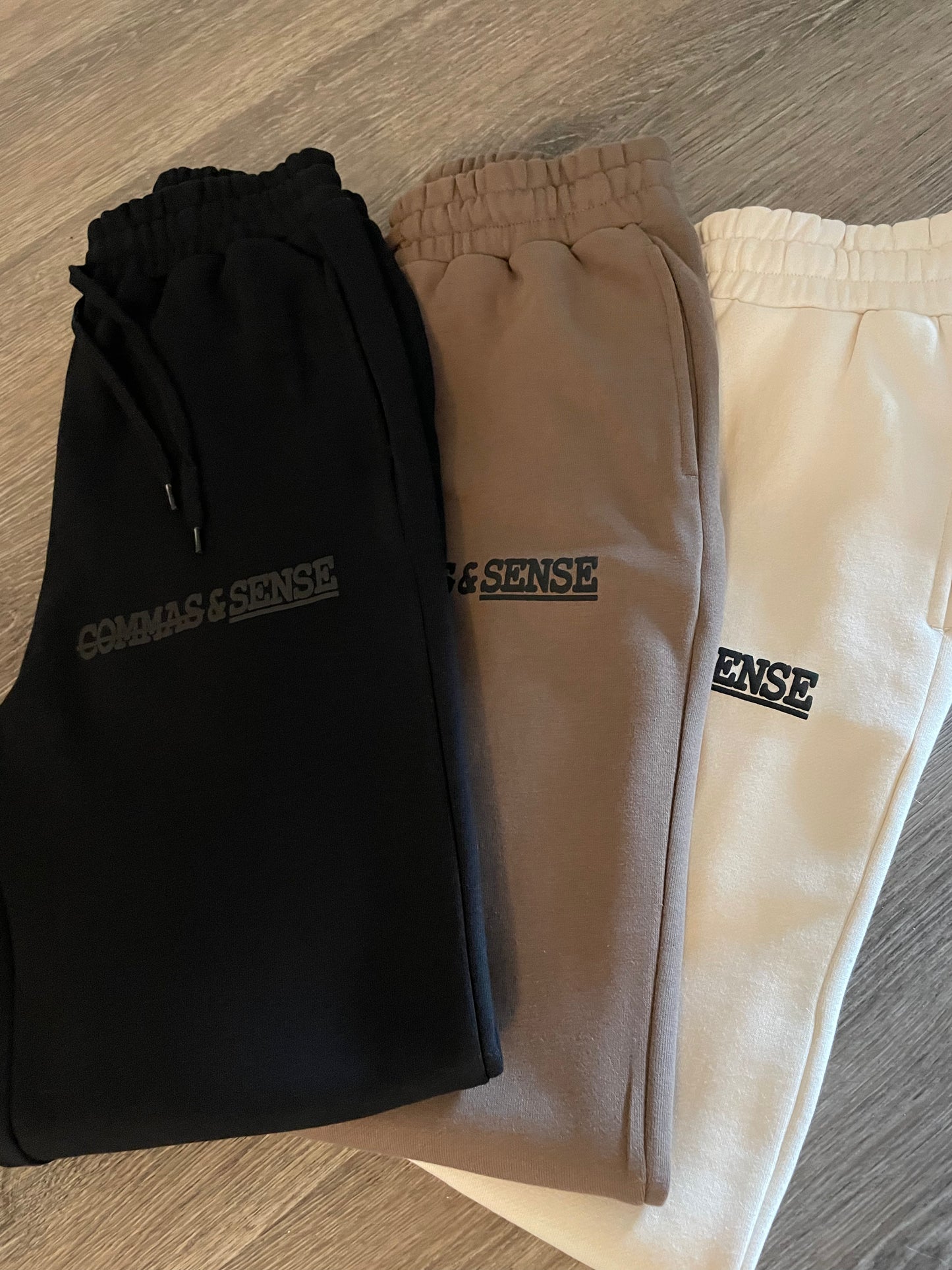 COMMAS & SENSE 3D LOGO SWEATPANTS 'SHADES OF US' PREMIUM COLLECTION
