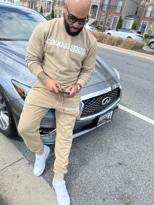 COMMAS & SENSE 3D LOGO CREW