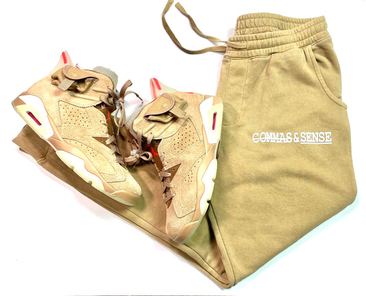 COMMAS & SENSE 3D LOGO SWEATPANTS
