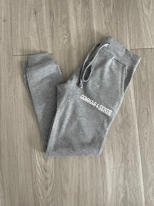 COMMAS & SENSE 3D LOGO SWEATPANTS
