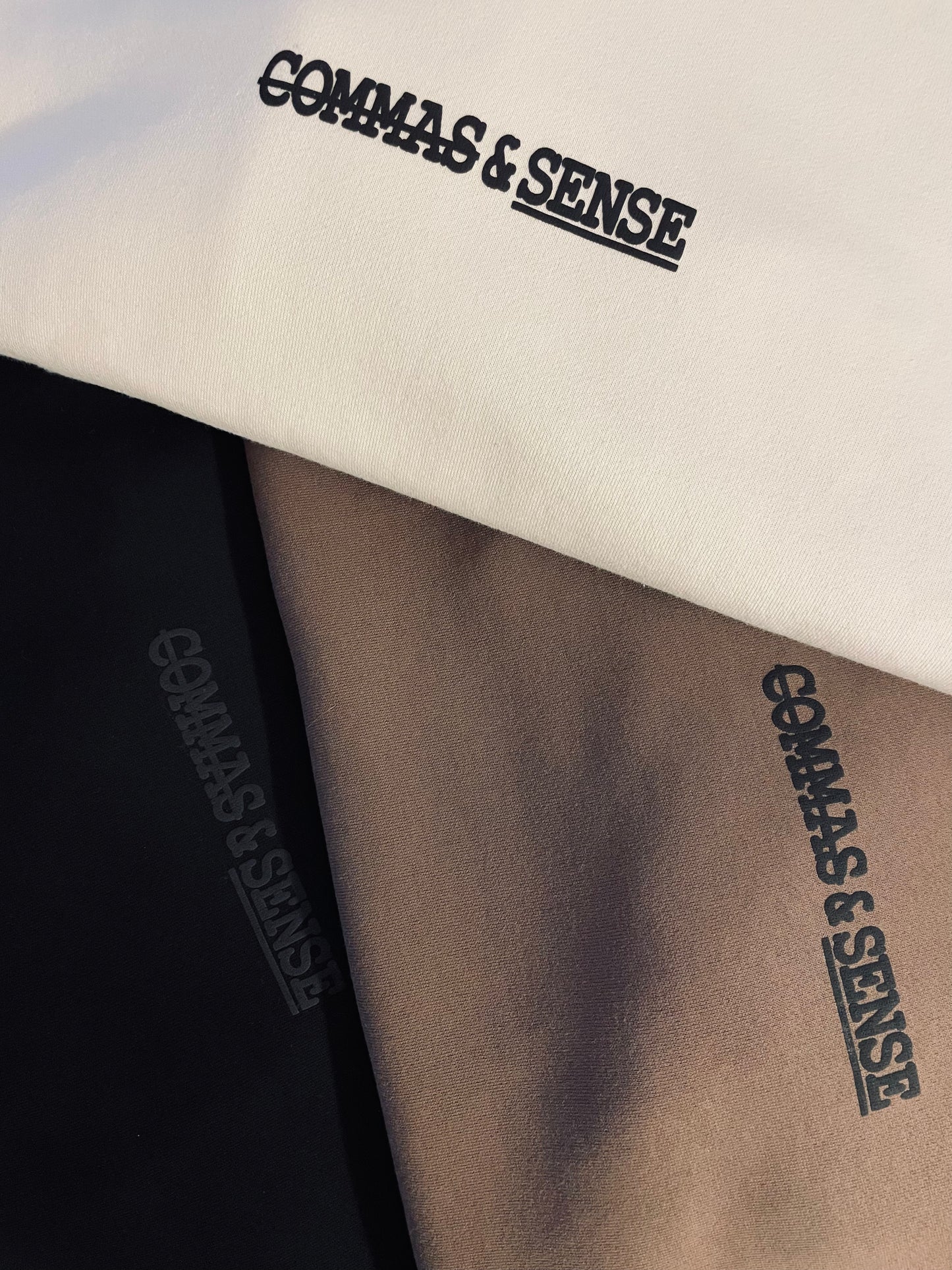 COMMAS & SENSE 3D LOGO HOODIE 'SHADES OF US' PREMIUM COLLECTION