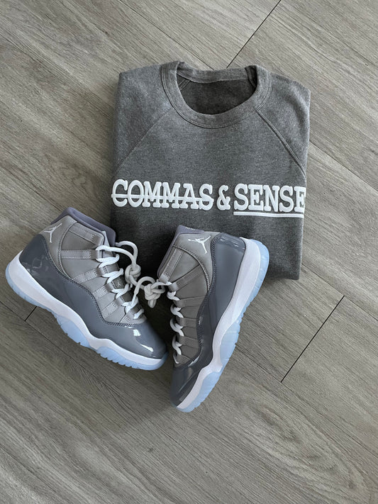 COMMAS & SENSE 3D LOGO CREW