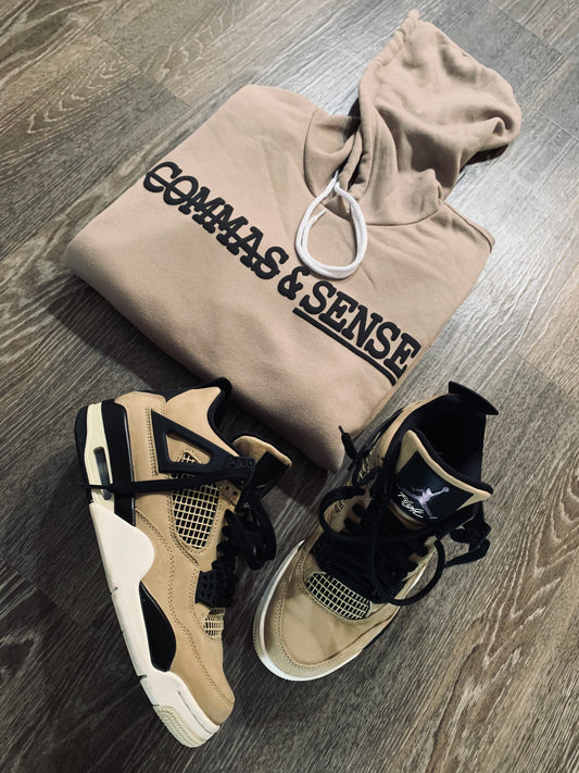 COMMAS & SENSE 3D LOGO HOODIE