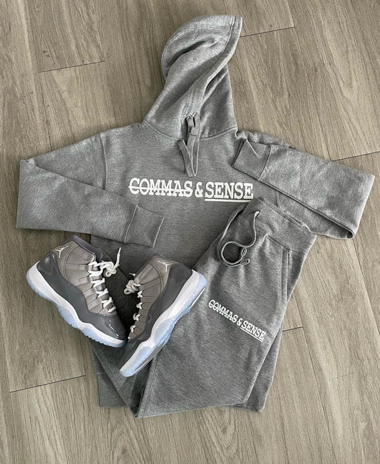 COMMAS & SENSE 3D LOGO HOODIE