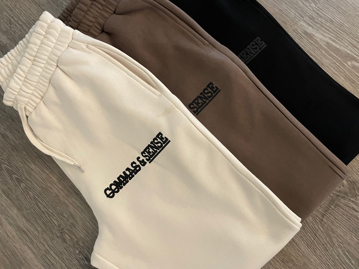 COMMAS & SENSE 3D LOGO SWEATPANTS 'SHADES OF US' PREMIUM COLLECTION