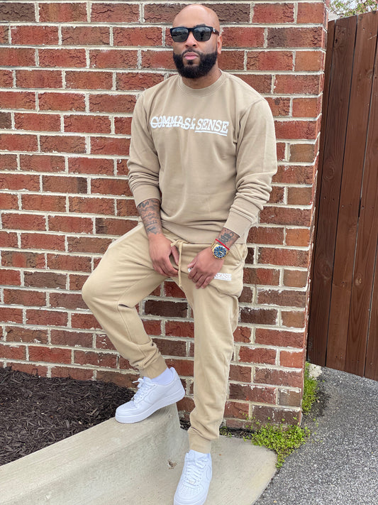 COMMAS & SENSE 3D LOGO CREW