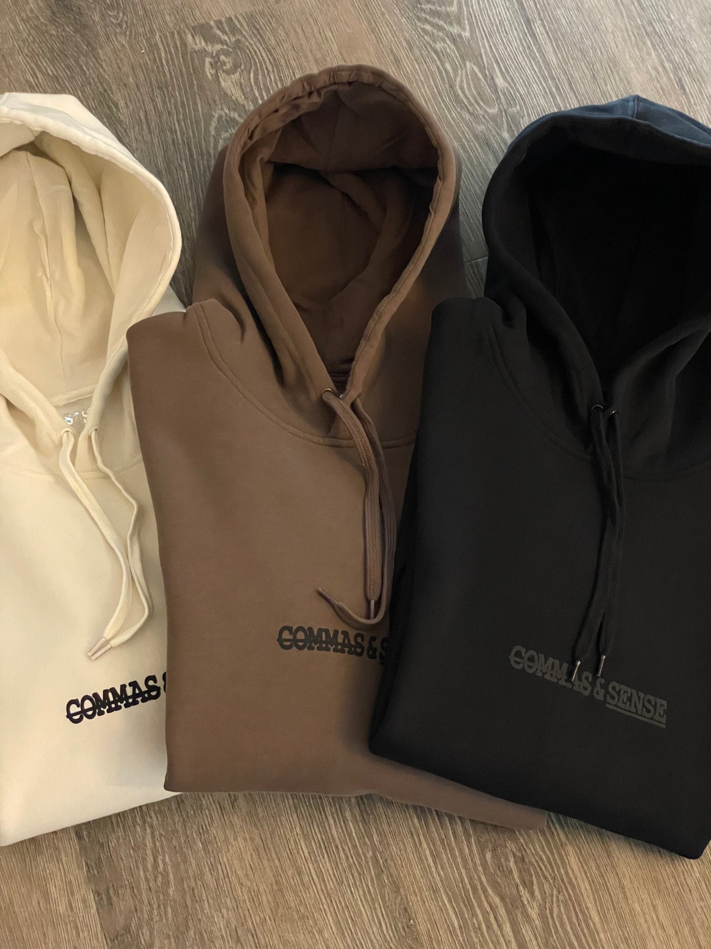 COMMAS & SENSE 3D LOGO HOODIE 'SHADES OF US' PREMIUM COLLECTION